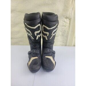 Fox Racing V1 Helmet Size Large / Fox Racing Comp 5 Boots Size 9 Black White Co